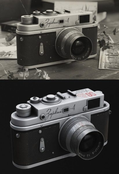 Zorki-4相机3D模型（OBJ,FBX,MAX）