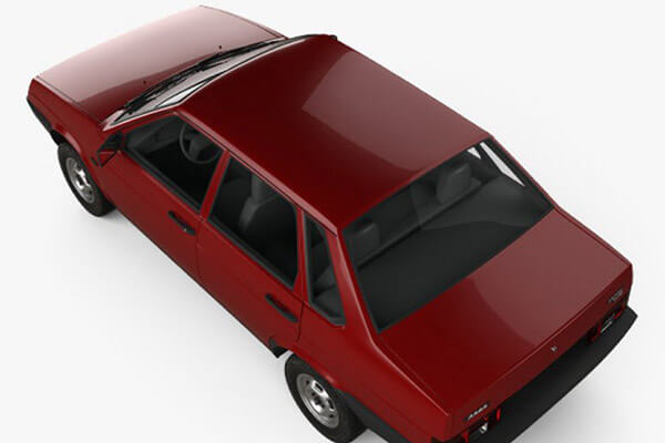 1990 VAZ Lada 21099汽车3D模型（OBJ,FBX,MAX,C4D,LWO）