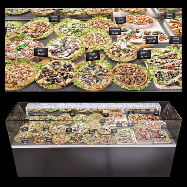 食品柜中的多种披萨3D模型（FBX,MAX）