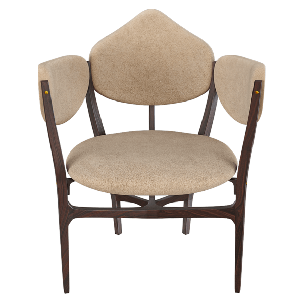 经典Ceccotti Collezioni Stellage扶手椅3D模型（OBJ,FBX,MAX）