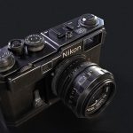 Сamera Nikon S3尼康S3照相机3D模型