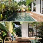 家庭室外泳池和绿植 泳池场景3D模型（MAX）