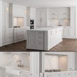 NeoClassic经典白色橱柜 厨房设计3D模型（OBJ,MAX）
