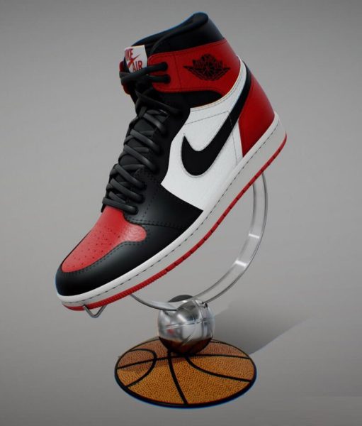 Air Jordan球鞋3D模型（Blend,FBX）