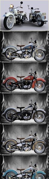 Vintage Motorcycle老式摩托车