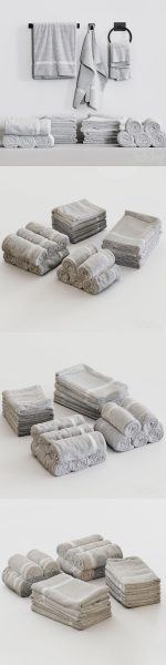 毛巾 02 3D 模型MAX | FBX | OBJ | TEX