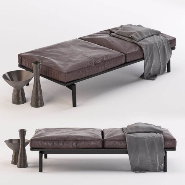 Cassina Sled沙发床3D模型（OBJ,FBX,MAX）