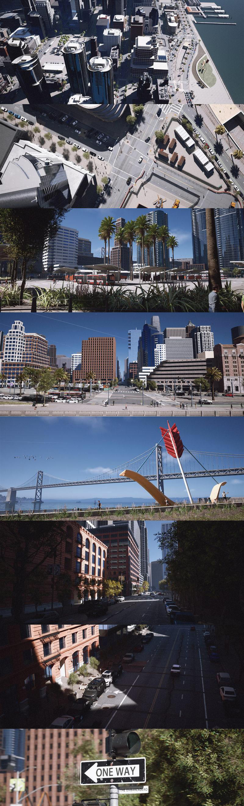 真实城市 SF – 市区环境超级场景-虚幻引擎插图