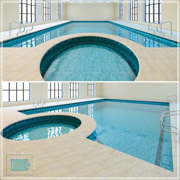 室内游泳池3D模型（FBX,MAX）