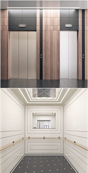 带内饰的电梯3D模型（OBJ,FBX,MAX）