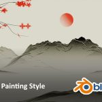 Blender教程：水墨绘画风格场景（包含工程文件）