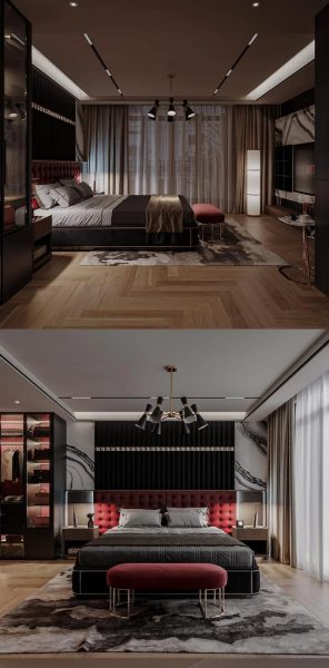 高品质高端轻奢质感Truong Hoa卧室装修3D模型（max）