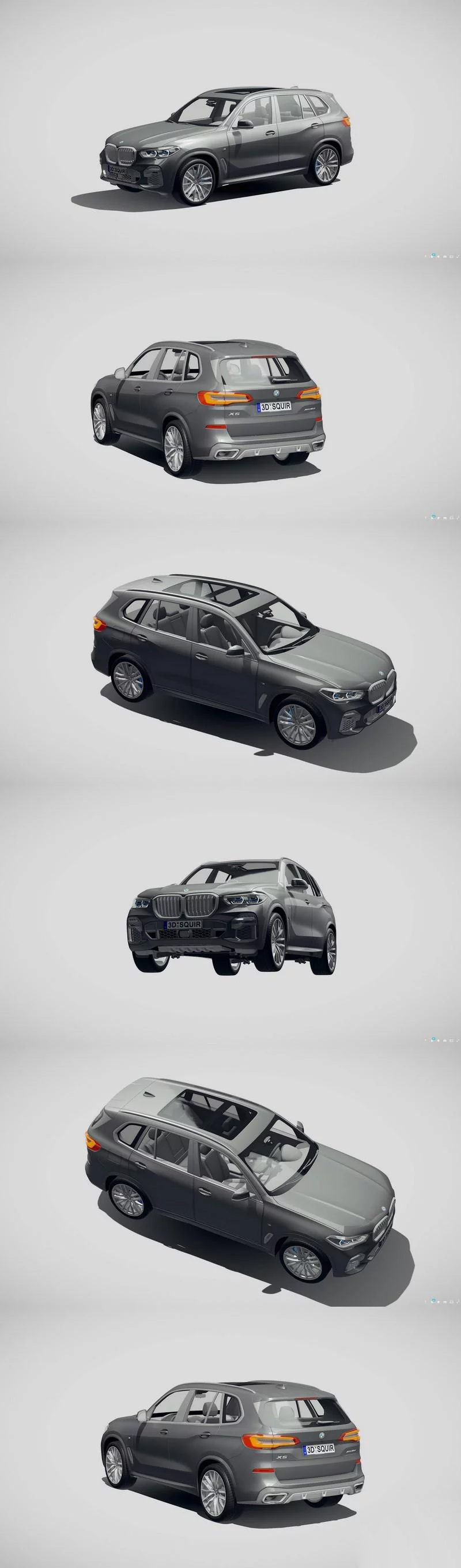 2019款宝马BMW X5 M Sport 3D模型（max、fbx）插图