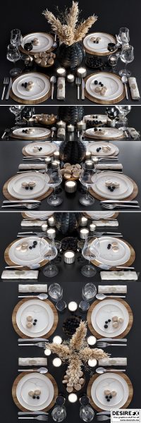 高端西餐餐具酒杯高脚杯3D模型大集合（OBJ,MAX）