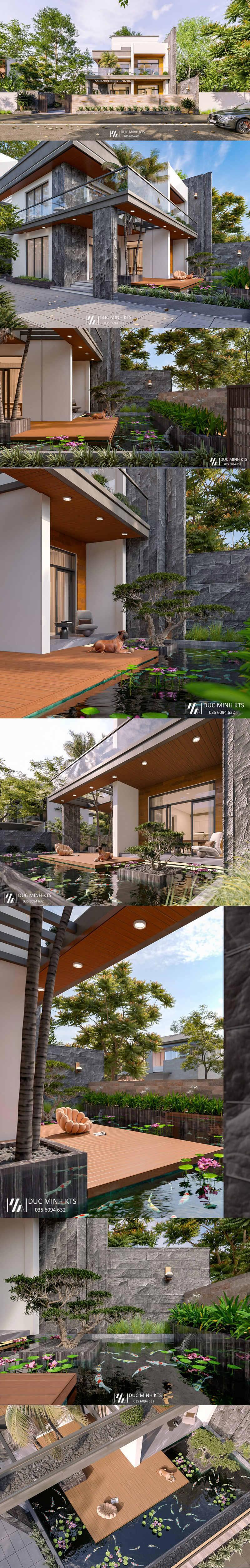 Do Duc Minh 绘制的别墅外观SketchUp – 3D模型（SKP）插图