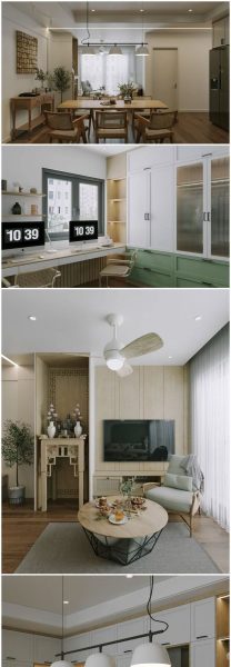 时尚清新简约风格的Nguyen Duc Anh公寓内部3D模型场景-MAX