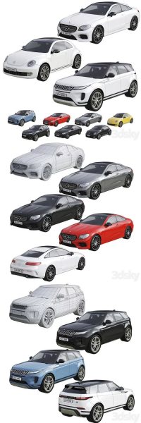 各种品牌汽车3D模型大集合-MAX | FBX | OBJ