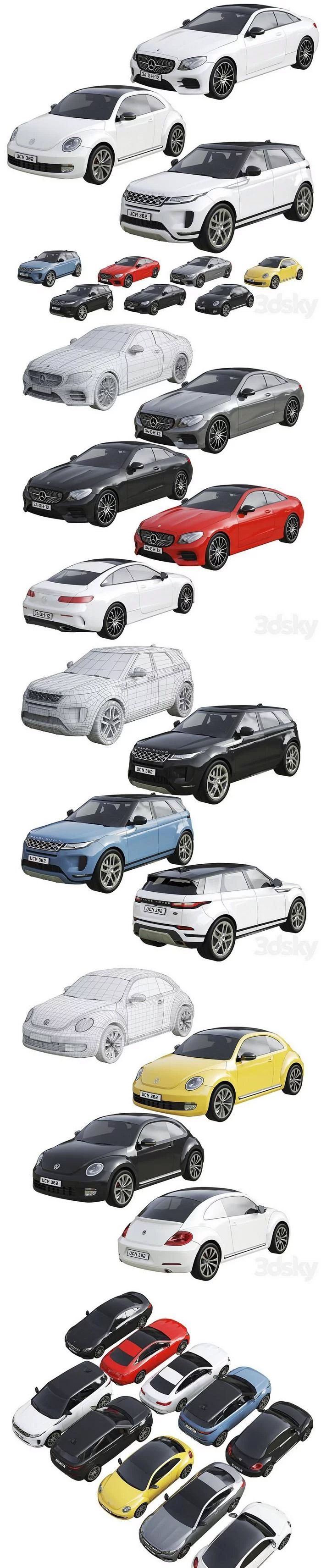 各种品牌汽车3D模型大集合-MAX | FBX | OBJ插图