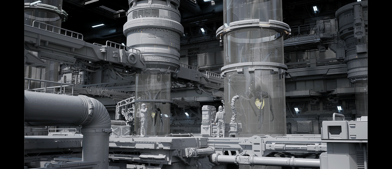 UE5科幻CG概念艺术《灾难前夕-冰灾》场景制作插图5