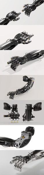 高品质的少见稀有的机器人机械臂3D模型-MAX | FBX | OBJ