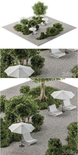 城市与环境景观元素集合3D模型-MAX | FBX | OBJ