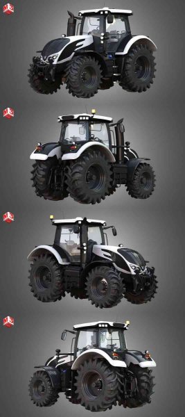 S394系列拖拉机3D模型-MAX | FBX | OBJ