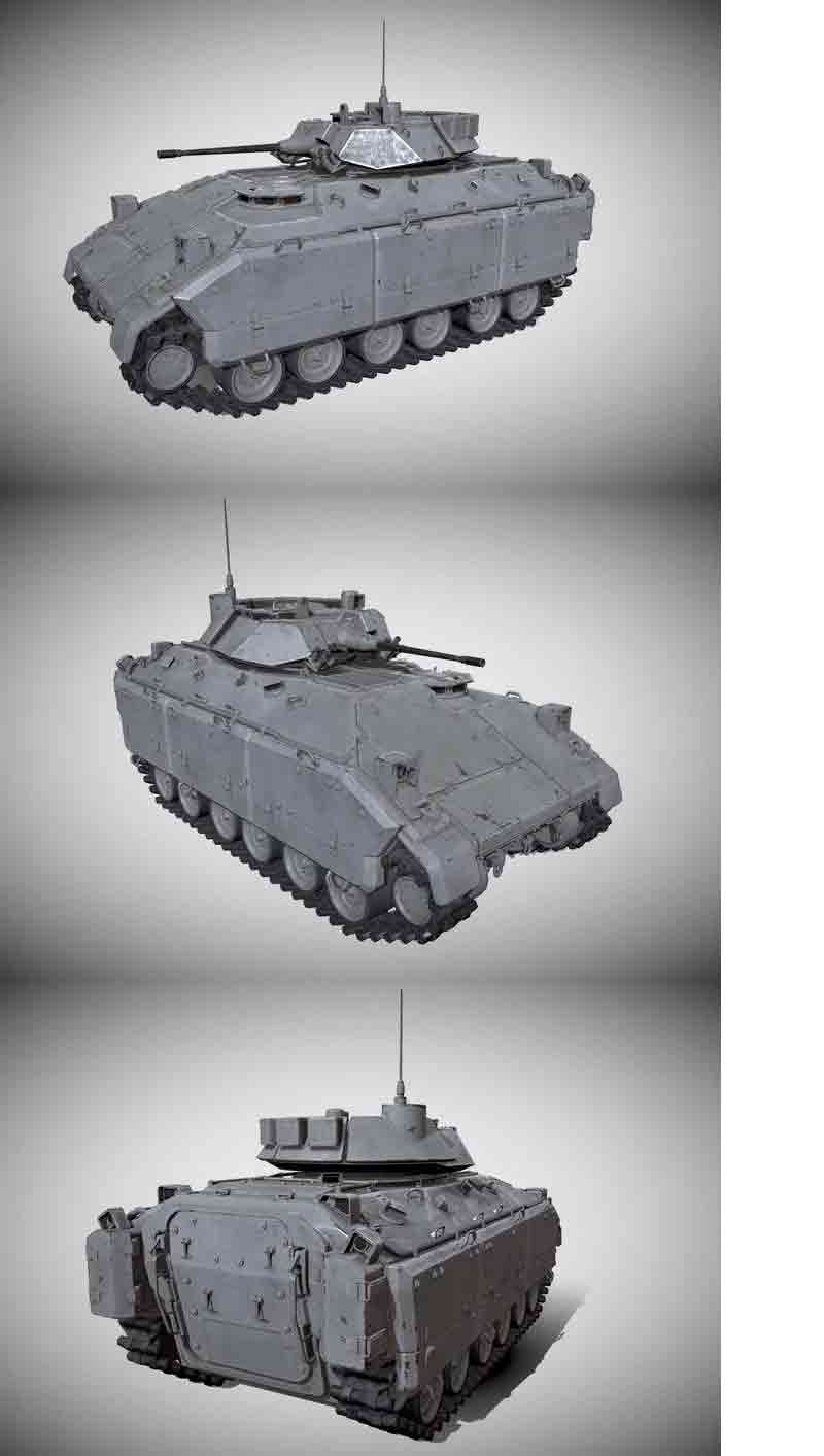 虎II坦克坦克3D模型-MAX | FBX | OBJ插图