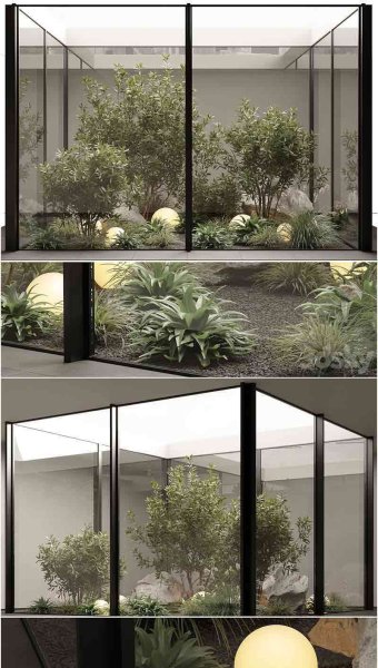 高端时尚优雅的室内植物套装3D模型大集合-MAX | FBX | OBJ