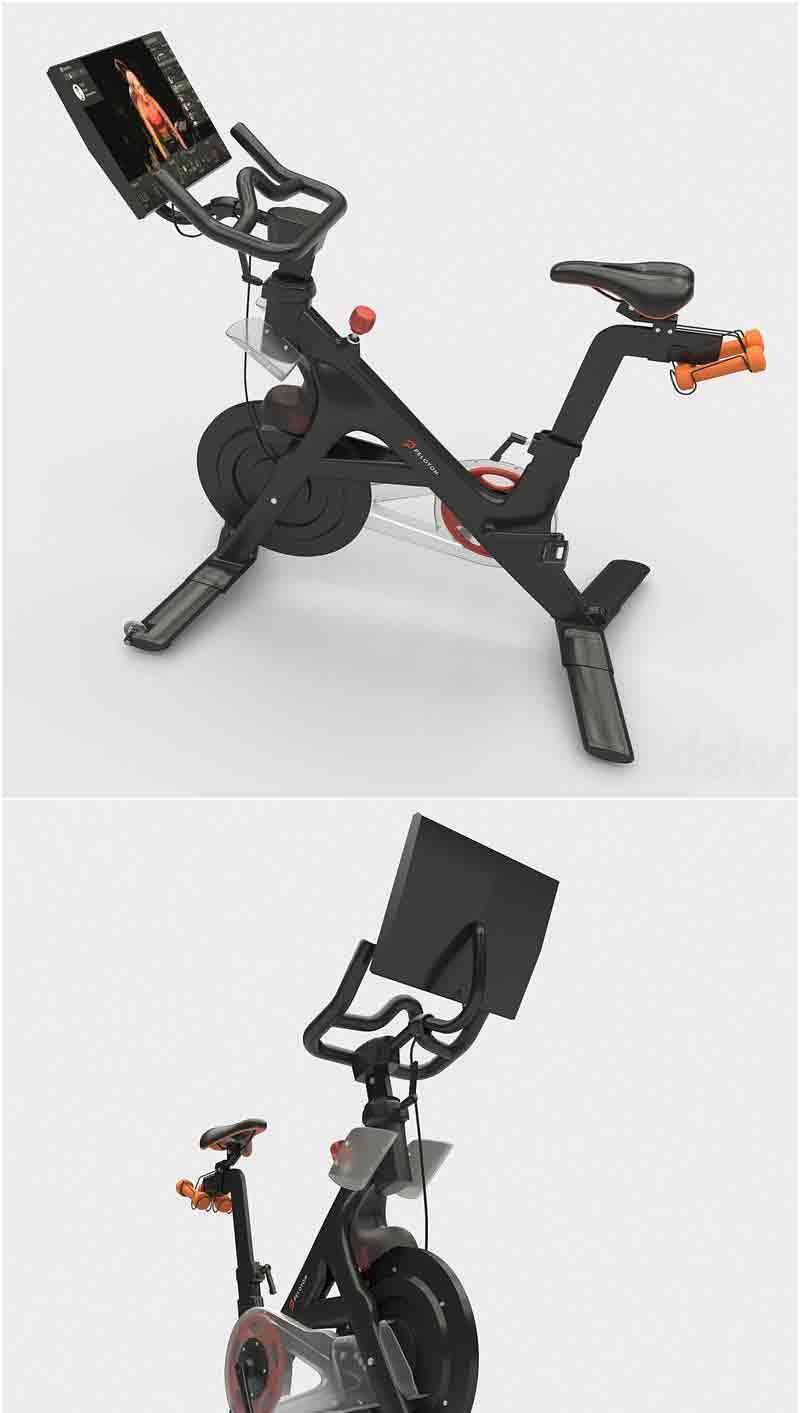 Peloton健身房自行车动感单车3D模型-MAX | OBJ插图