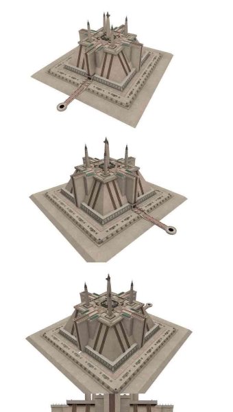 星球大战皇宫绝地圣殿低多边形3D模型—MAX | FBX | OBJ
