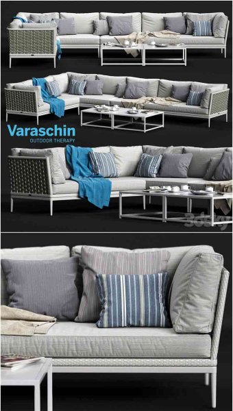 Varaschin ALGARVE 沙发3D模型—MAX | FBX | OBJ