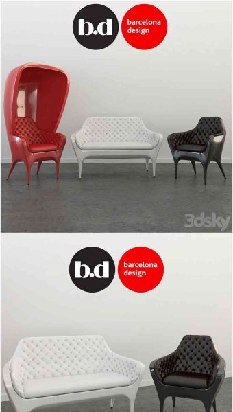 BD巴塞罗那设计秀3D模型—MAX | FBX | OBJ