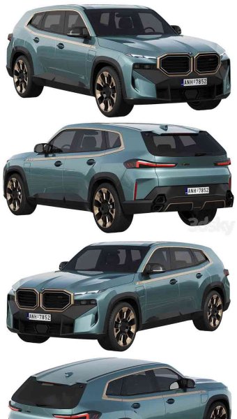 宝马XM SUV汽车3D模型—MAX | FBX | OBJ