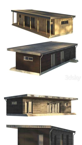 谷仓仓库房子3D模型—MAX | FBX | OBJ