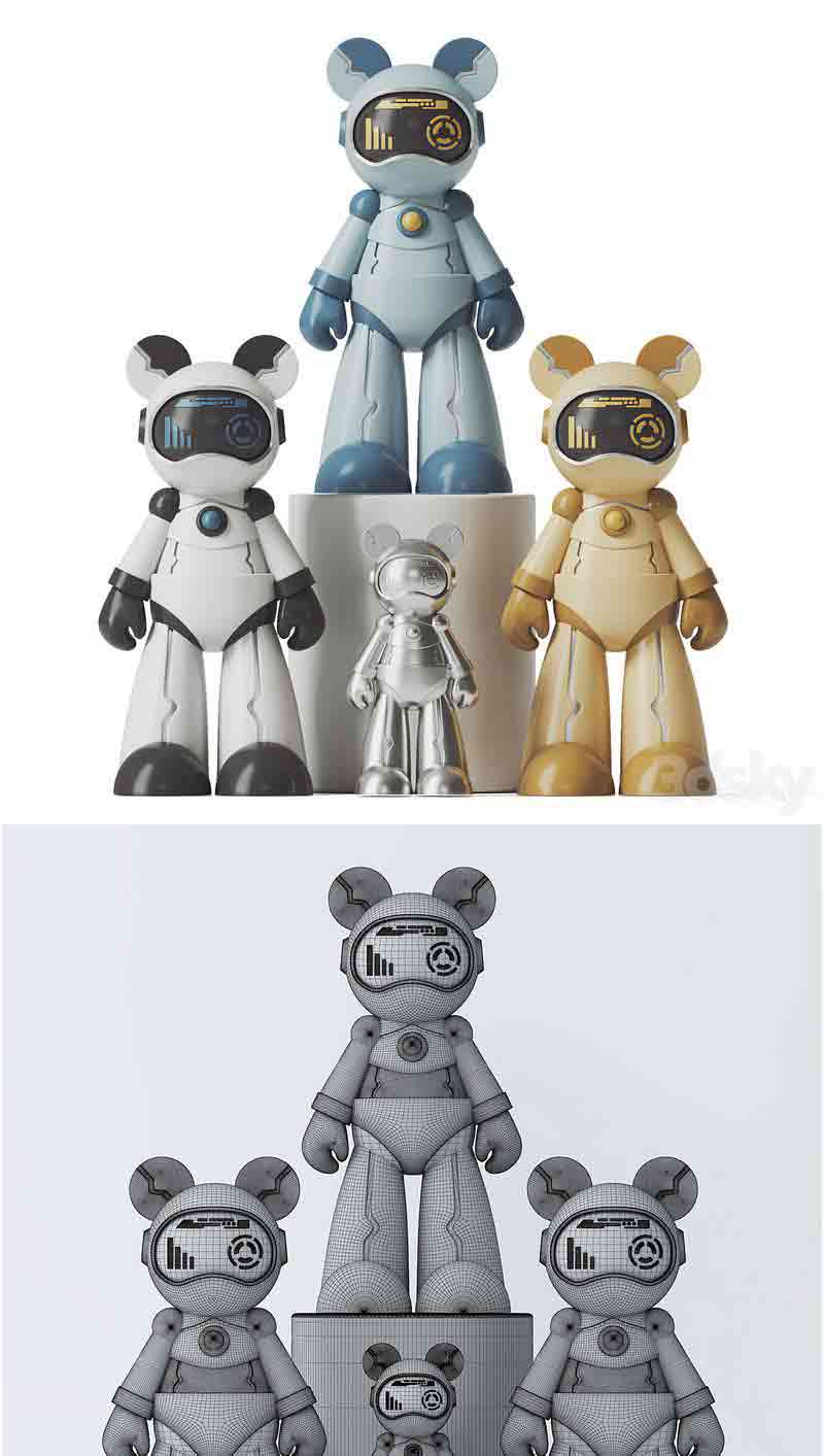 星际熊3D模型—MAX | FBX | OBJ插图
