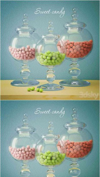 甜蜜的糖果3D模型—MAX | FBX | OBJ