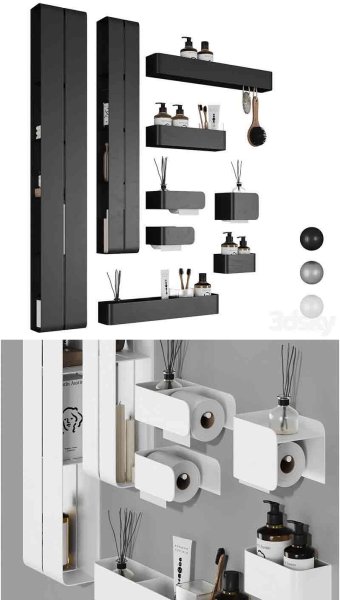 Tezza浴室配件3D模型—MAX | FBX | OBJ