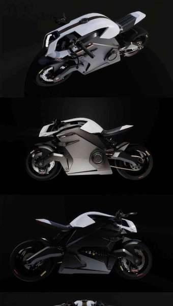 ARC VECTOR未来科幻风格的摩托车低多边形3D模型—MAX | FBX | OBJ