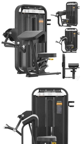 DHZ E-7030健身器材3D模型—MAX | FBX | OBJ