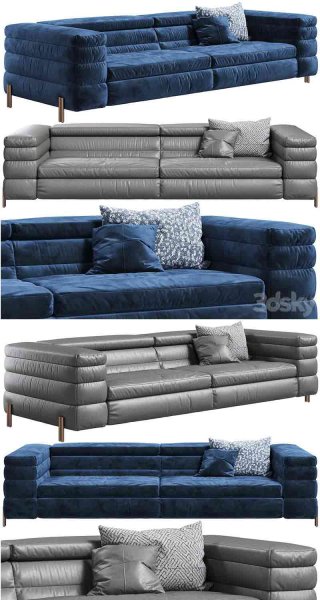 时尚高端现代风格的高品质沙发3D模型—MAX | FBX | OBJ