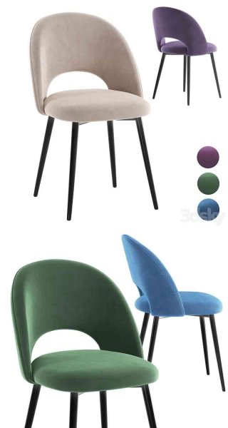 时尚高端现代风格的高品质沙发凳子3D模型—MAX | FBX | OBJ