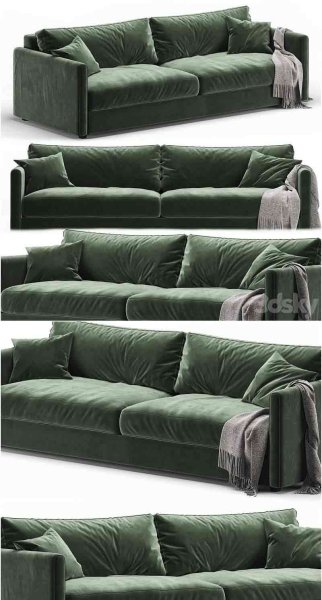 时尚现代风格的Malea沙发3D模型—MAX | FBX | OBJ