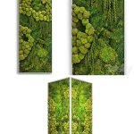 高品质的立体植物装饰墙3D模型—MAX | FBX | OBJ