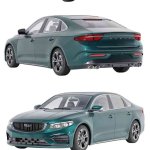 吉利星瑞汽车3D模型—MAX | FBX | OBJ