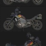 世界末日风格的摩托车3D模型—MAX | FBX | OBJ