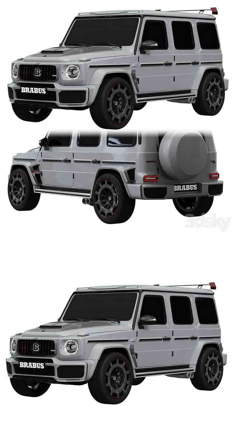 巴博斯Brabus G900 Rocket Edition汽车3D模型—MAX | FBX | OBJ插图