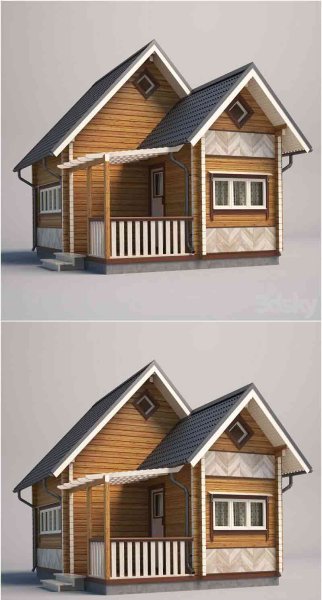 实用的小木屋3D模型—MAX | FBX | OBJ