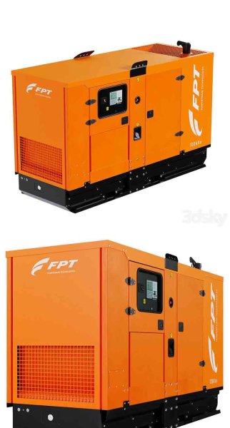FPT GS NEF100柴油发电机3D模型—MAX | FBX | OBJ