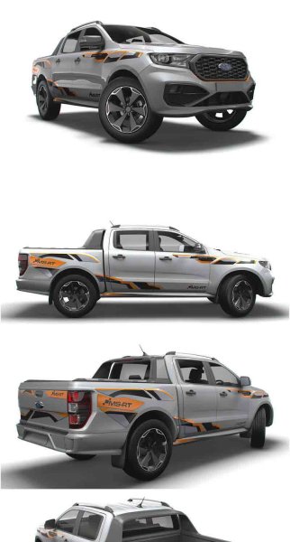 福特 Ranger MS RT 双排座2022皮卡汽车3D模型—MAX | FBX | OBJ