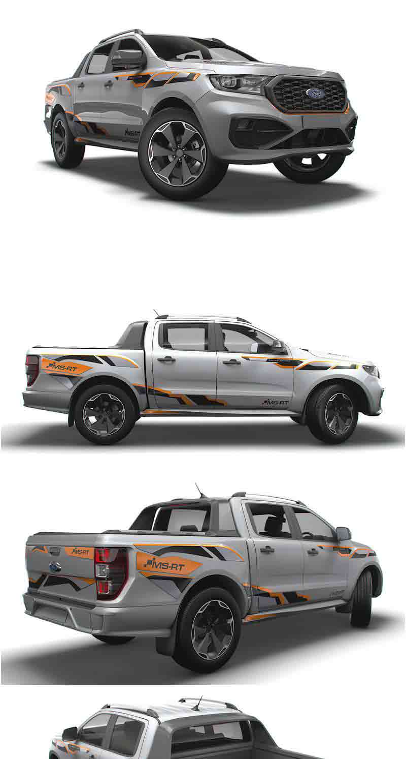 福特 Ranger MS RT 双排座2022皮卡汽车3D模型—MAX | FBX | OBJ插图